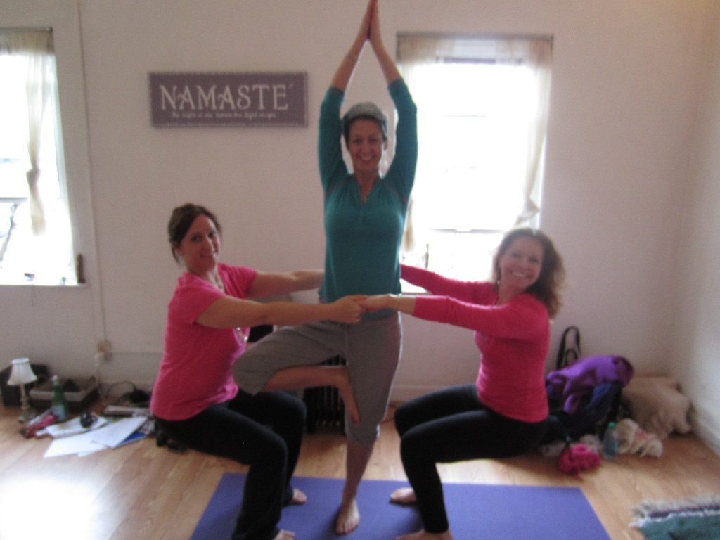 The Tree Pose set inside the Squat is creating now a little nature reserve!  Quite a picnic not panic.  Ha, HA!...